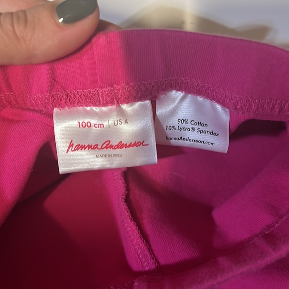Hanna Andersson pink slim legging - Picture 2 of 2